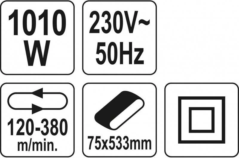 Juostinis šlifuoklis Yato YT-82240