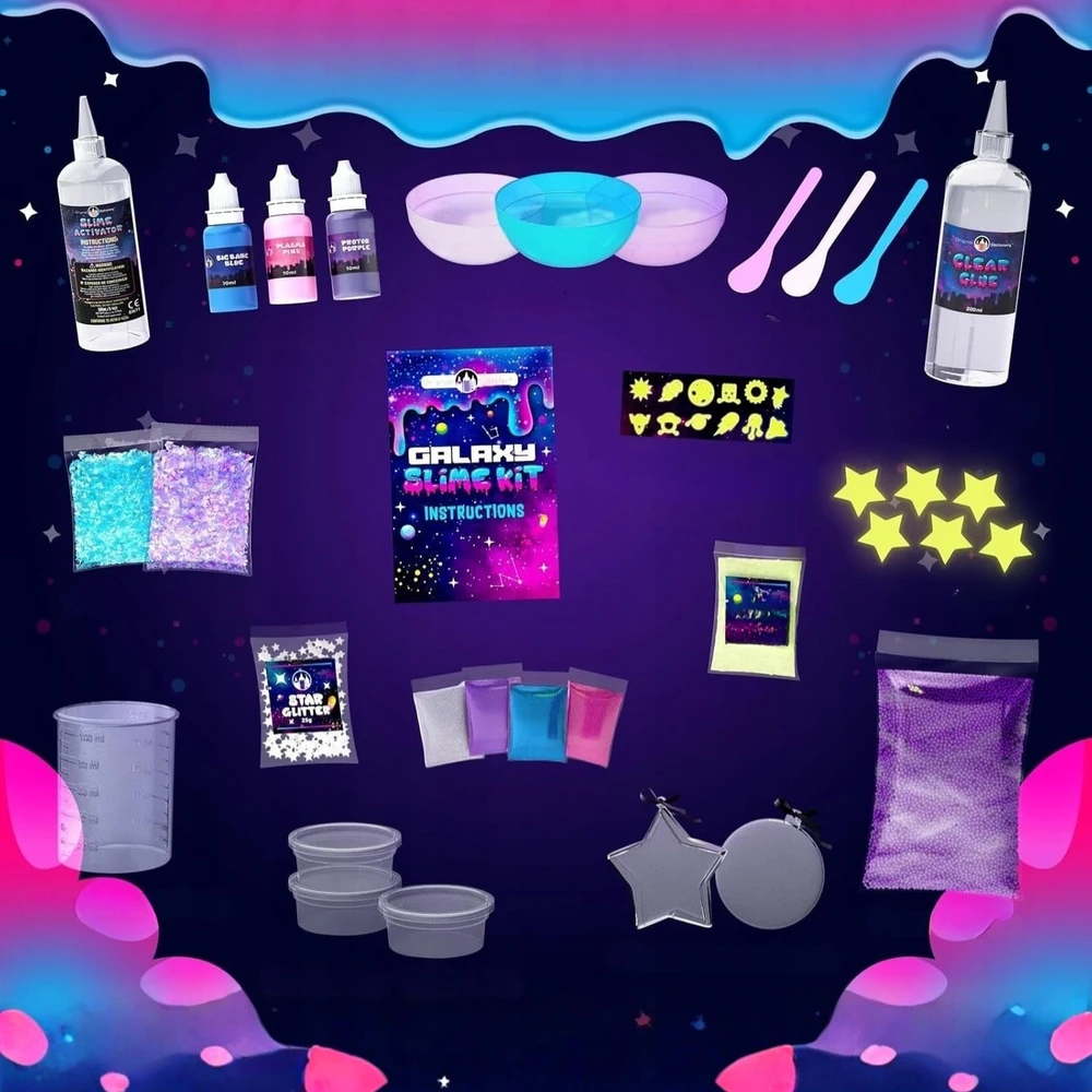 Slime gamybos rinkinys, Žaidimų tešla, Vaikai, Kūrybinė erdvė, Galaxy