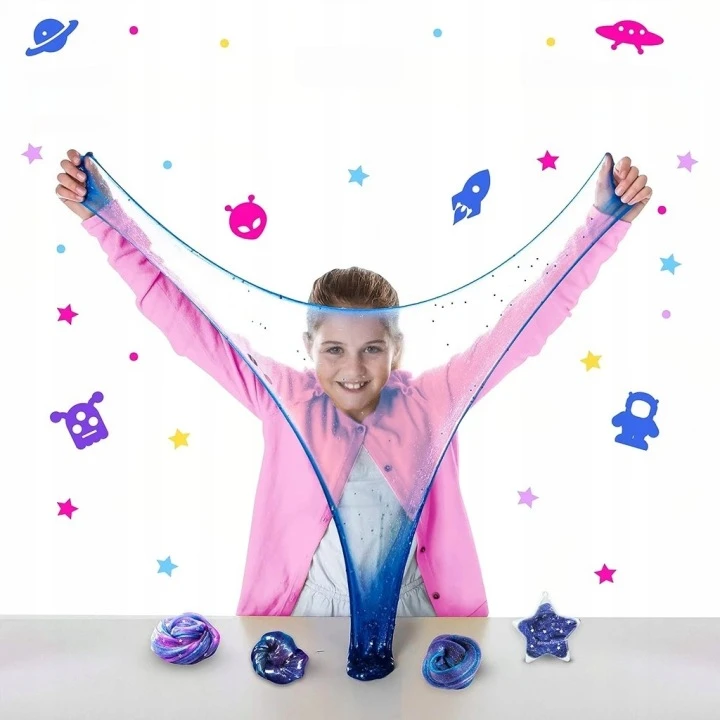 Slime gamybos rinkinys, Žaidimų tešla, Vaikai, Kūrybinė erdvė, Galaxy