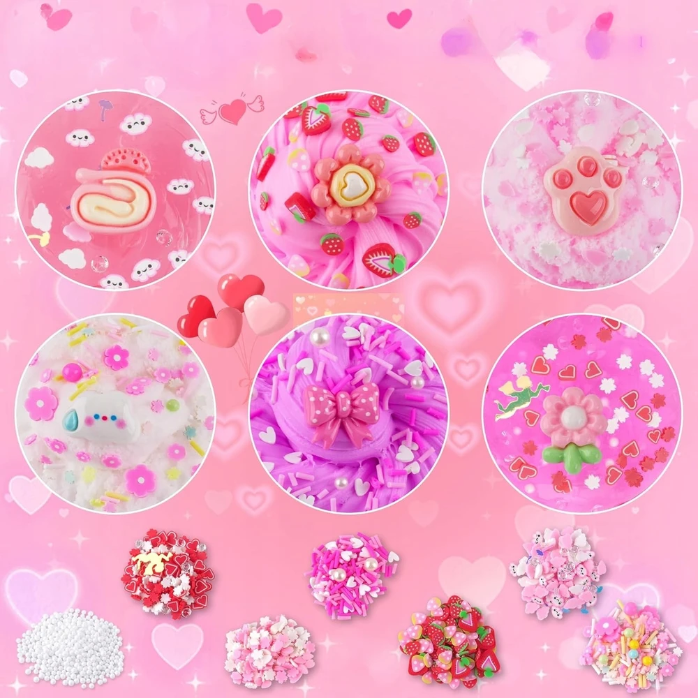 Bez Marki Slime Making Kit Play Dough Kids Creative Factory Rožinė Rožinė