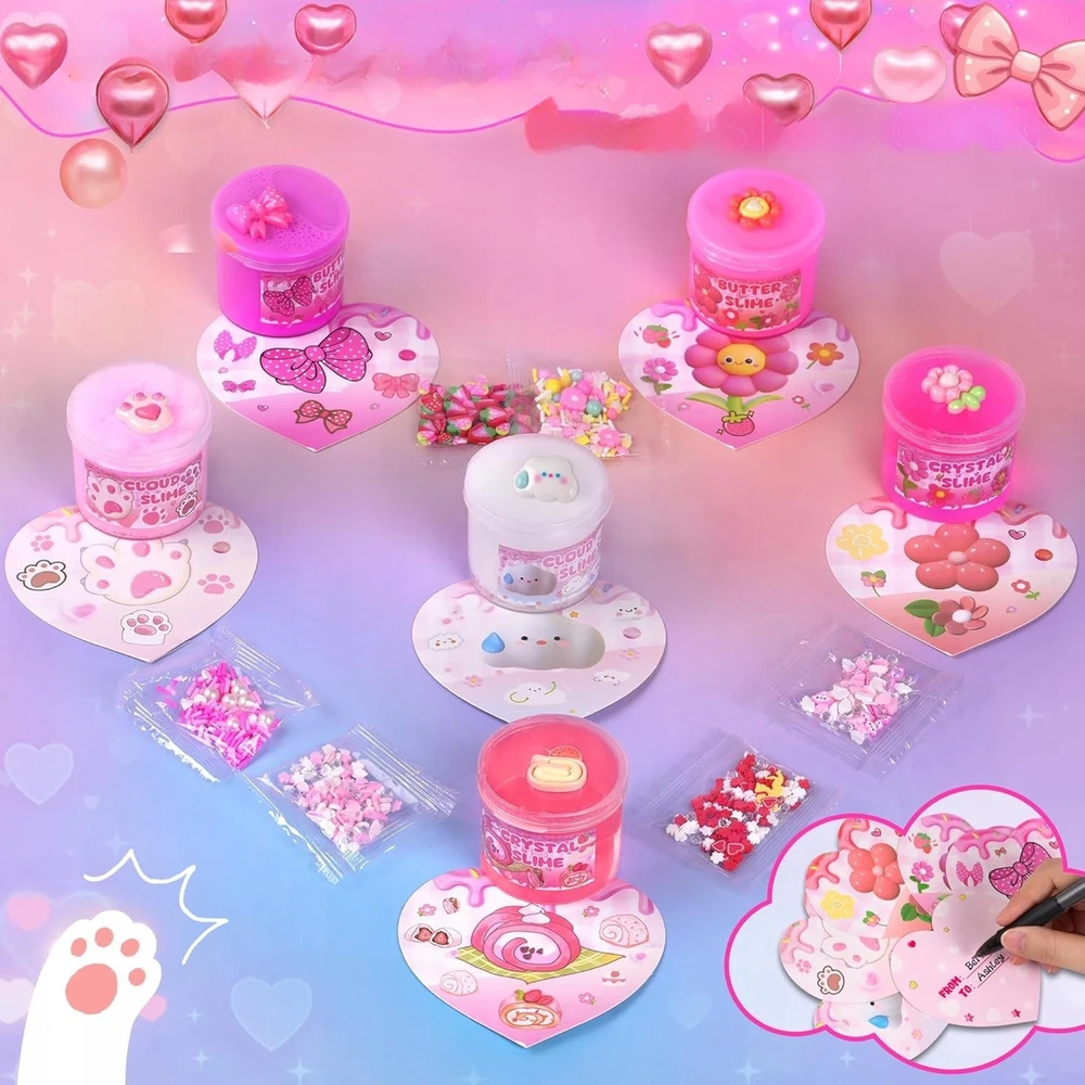 Bez Marki Slime Making Kit Play Dough Kids Creative Factory Rožinė Rožinė