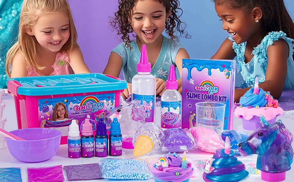 SLIME MEGA XXL RINKINYS SLIME GLUTS GAMYBAI DOVANA VAIKŲ DIENOS proga