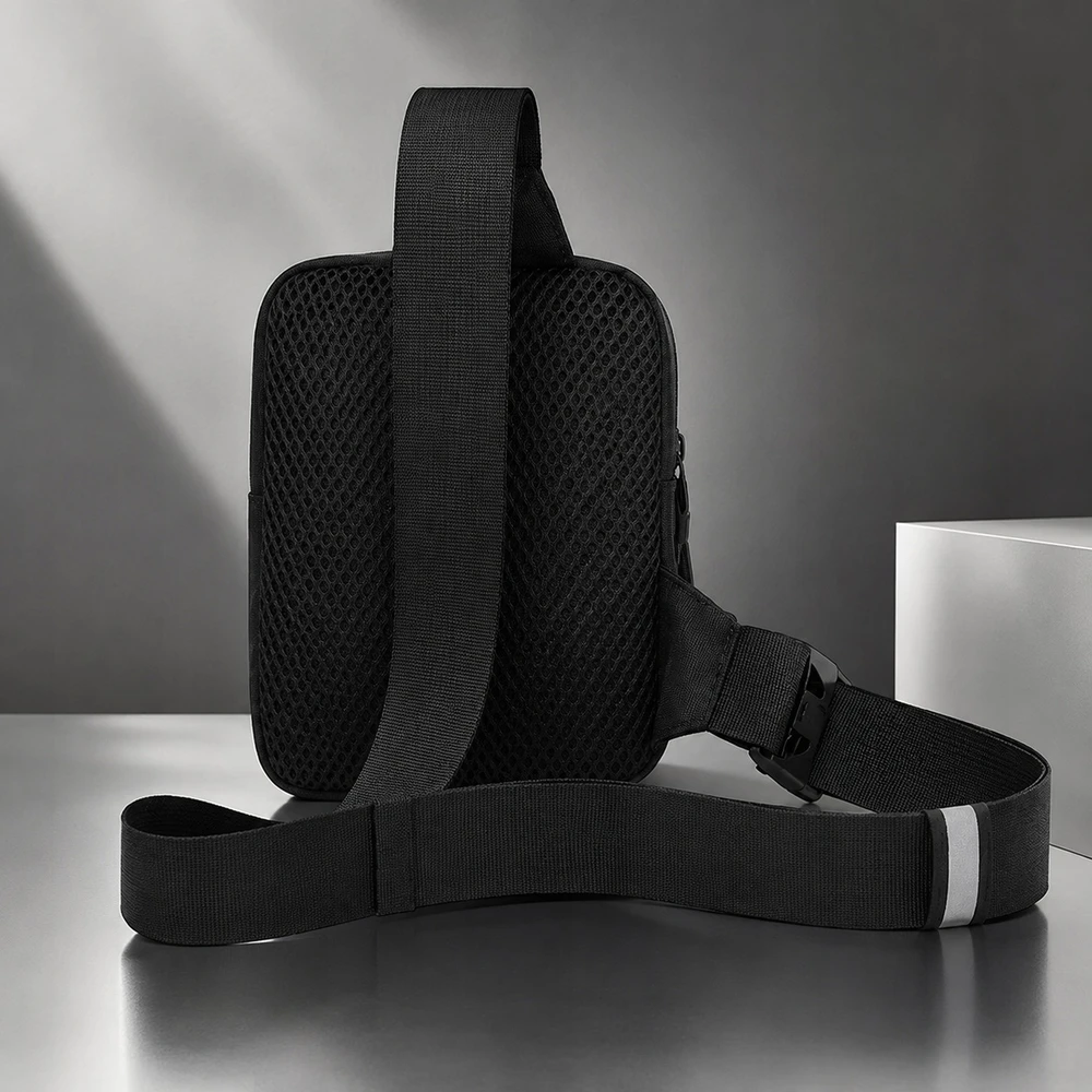 SLING BAG SIENINĖ KUPRINĖ Crossbody krepšys, crossbody bag, Juodas