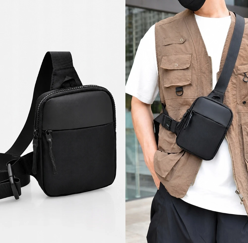 SLING BAG SIENINĖ KUPRINĖ Crossbody krepšys, crossbody bag, Juodas