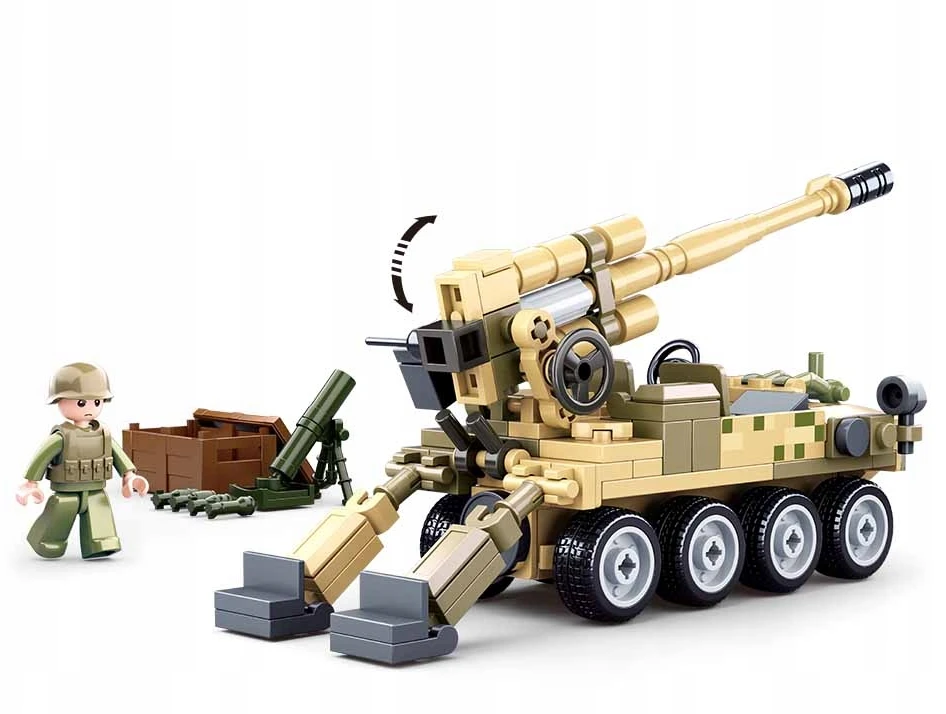 Sluban army modelis 8×8 Mobile Cannon