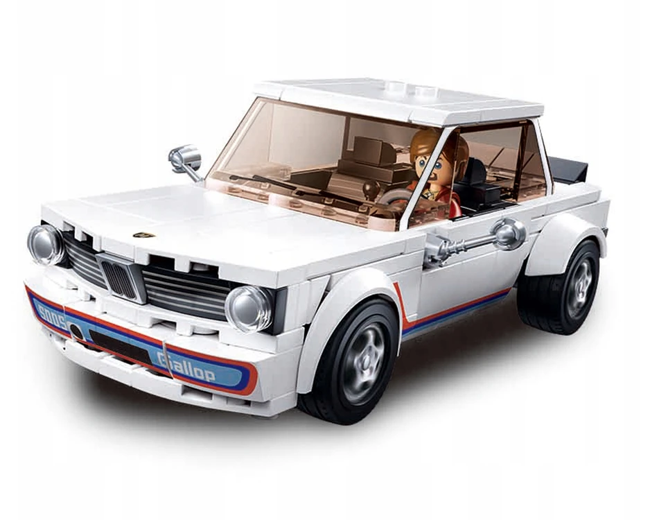 SLUBAN Blocks Race Car AUTO CLASSIC retro pav B1126 277 vnt.