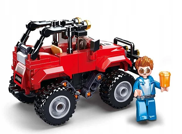 Sluban Construction Blocks Visureigis Miesto Automobilis 135vnt Vaikams