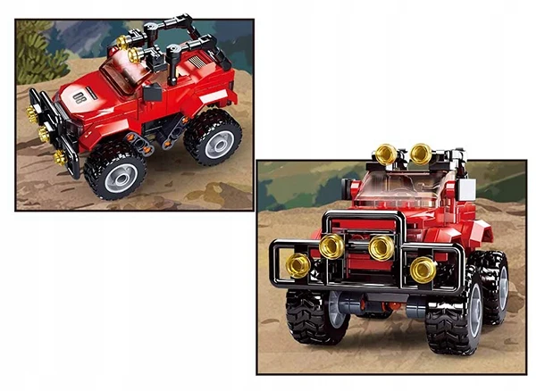 Sluban Construction Blocks Visureigis Miesto Automobilis 135vnt Vaikams
