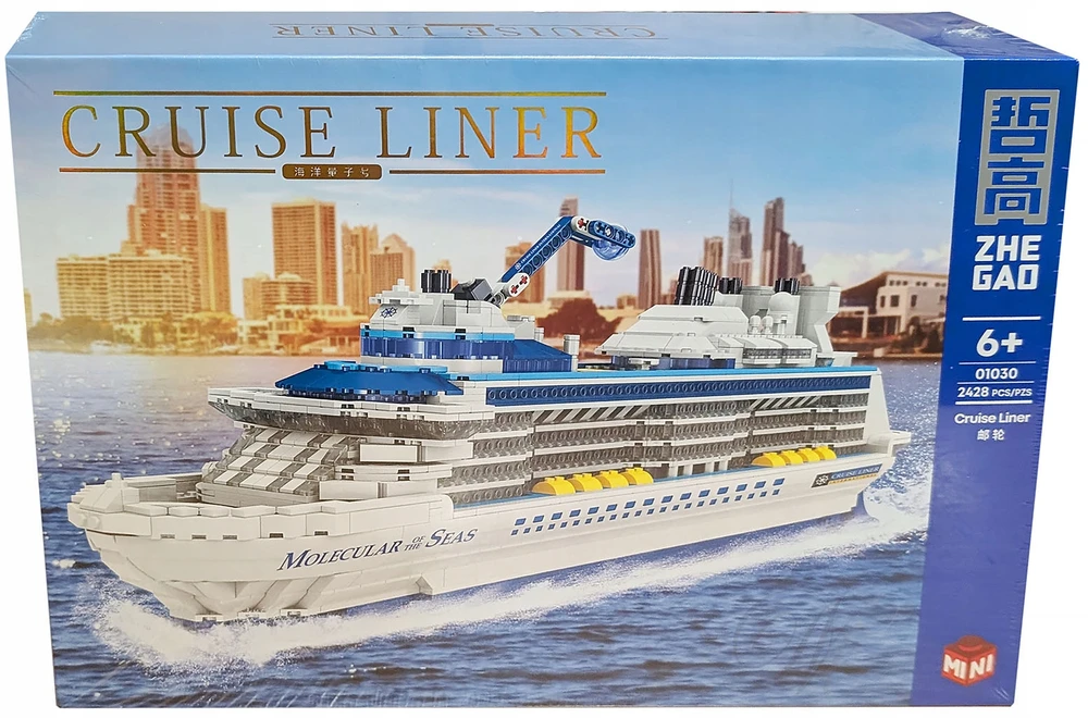 Sluban CRUISE BOARD BLOCKS - laivo modelis dovanų titaninis laivas 3D lėktuvas