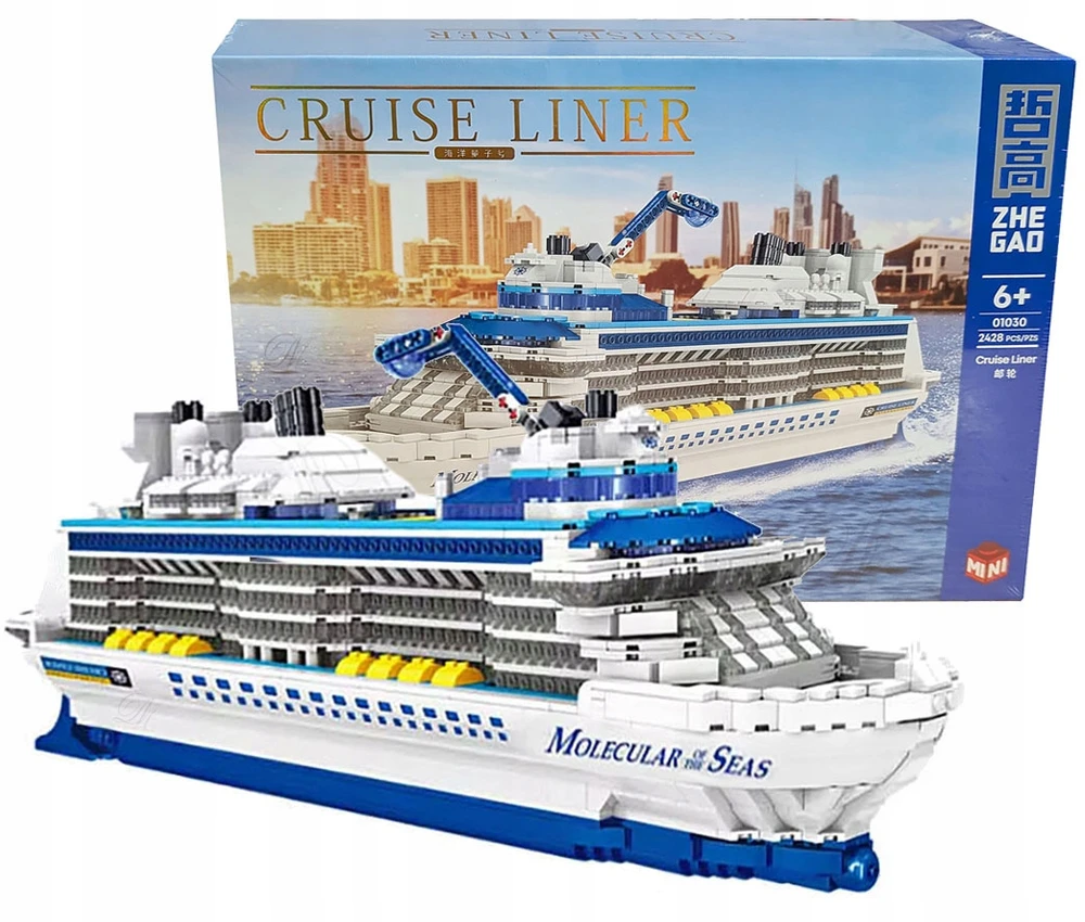 Sluban CRUISE BOARD BLOCKS - laivo modelis dovanų titaninis laivas 3D lėktuvas