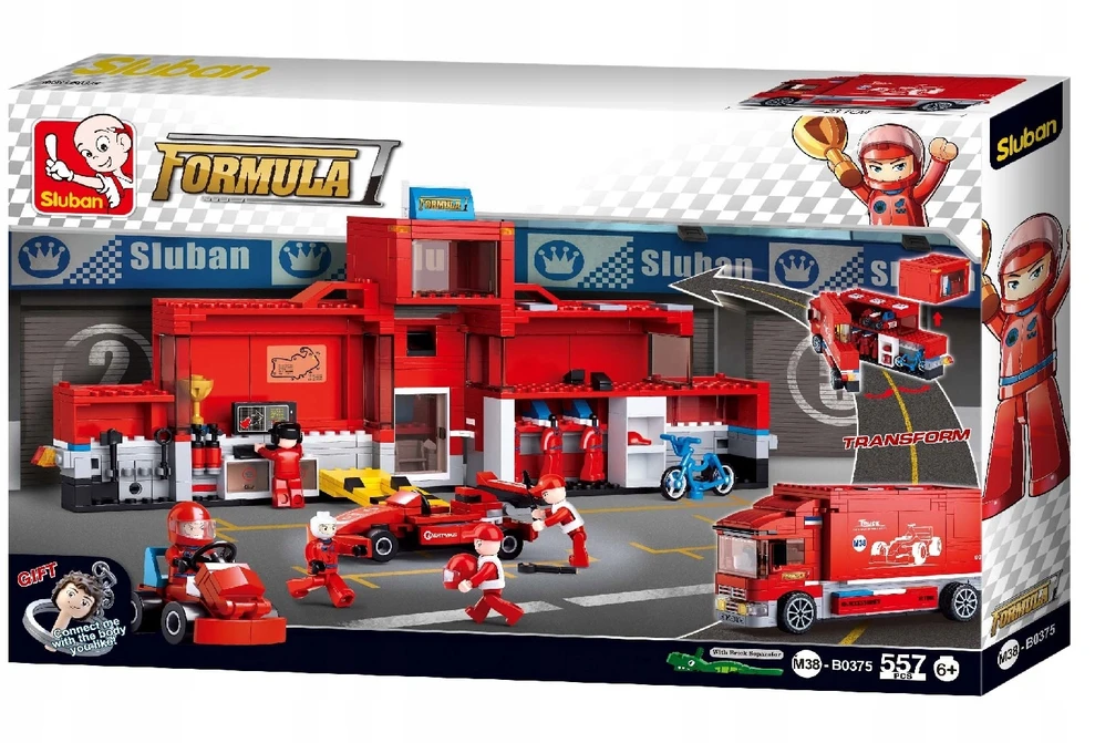SLUBAN F1 BLOKAI „Pit Stop“ paslauga 557 - B0375
