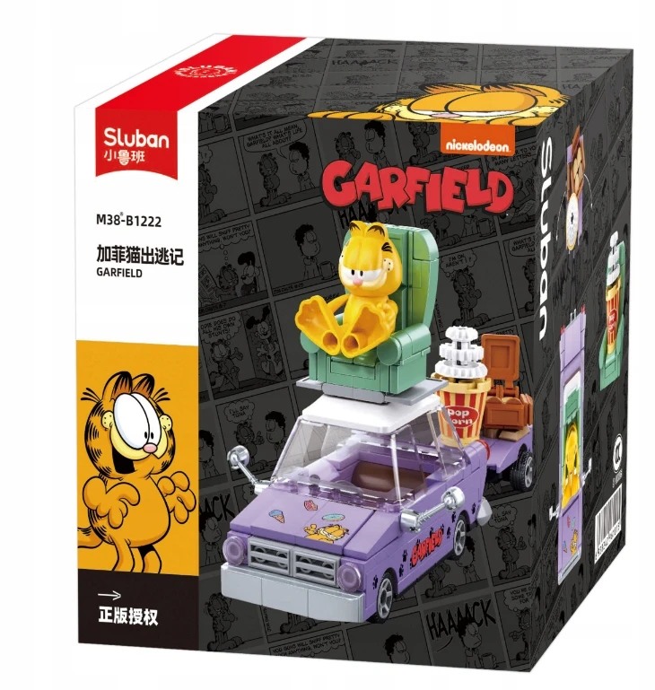 Sluban Garfield statybiniai blokai su figūrų rinkiniu 218 vnt. Vaikams 6+