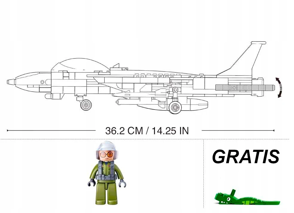 Sluban Grumman F-14 Tomkat TOP GUN blokuoja naikintuvą 404 eleFIGURE karinis