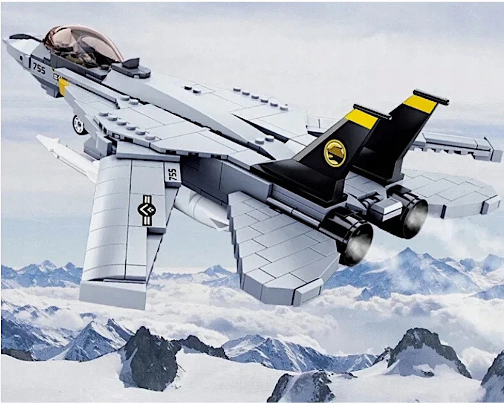 Sluban Grumman F-14 Tomkat TOP GUN blokuoja naikintuvą 404 eleFIGURE karinis