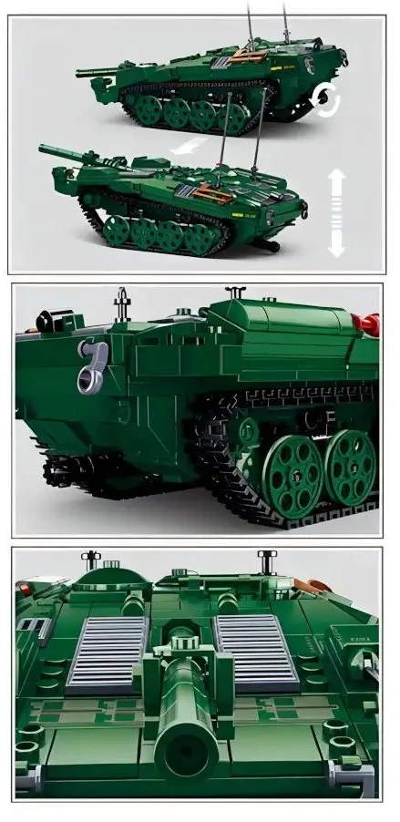 Sluban Stridsvagn 103 karinio tanko blokelių konstruktorius, 692 det., 6+