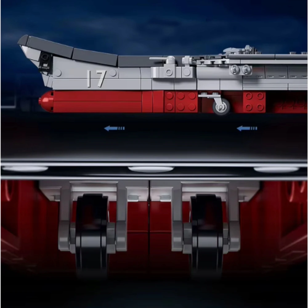 Sluban Plytos SHIP SHIP AIRPORT CARRIER Chinese Shandong Scale 1/700, Com. Kojos Cob.