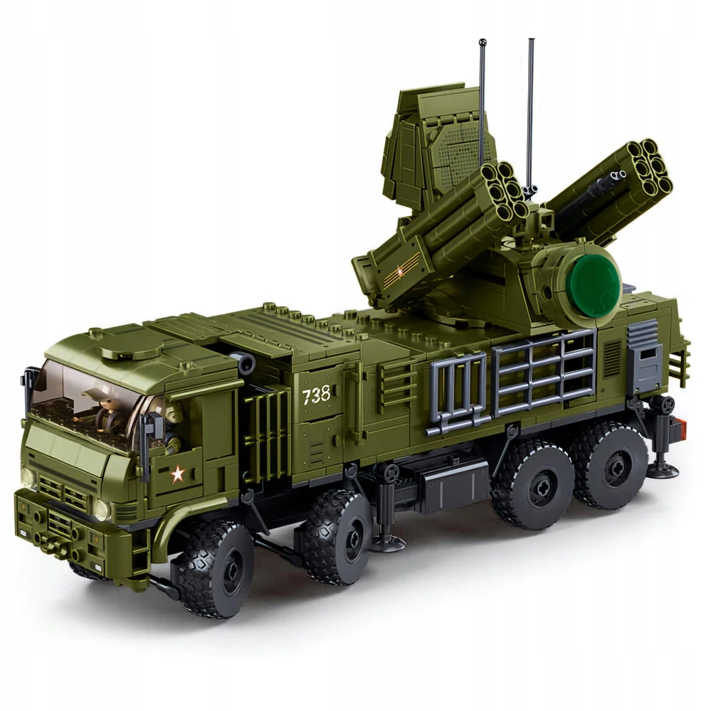 Sluban Plytos Sunkvežimio PANTSIR-S1S ANTIORKAVIMO RYŠIO RAKETU RINKINYS. koja, COB