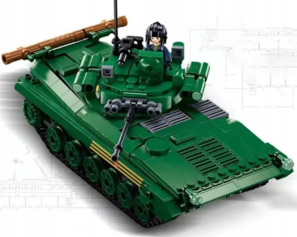 Sluban Plytos TANKAS BWP-2MS retro pėstininkų kovos mašina KARINĖS ARMIJOS FIGŪRA