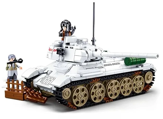 Sluban tankų blokai T-34 žieminiai balti 518 vnt. 1s
