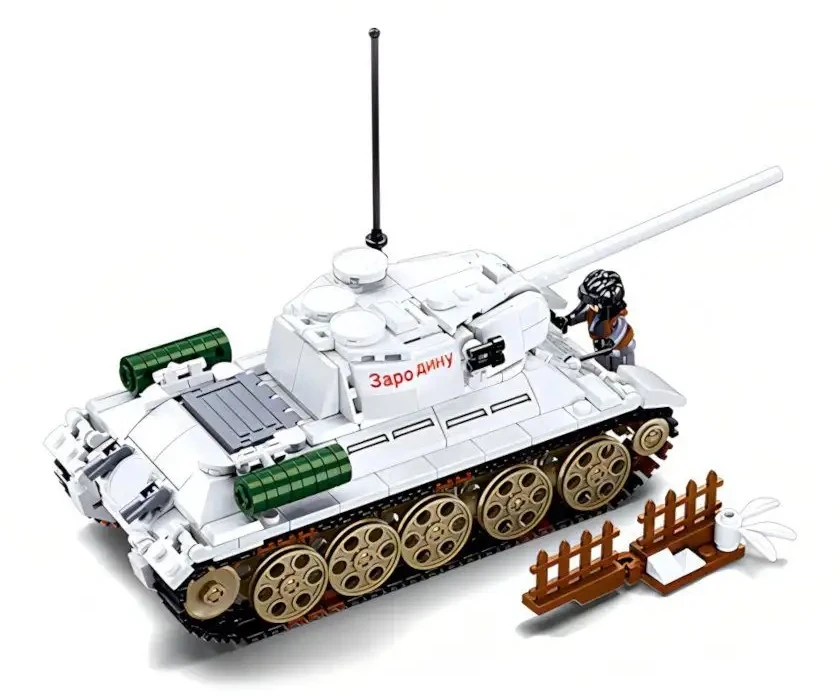 Sluban tankų blokai T-34 žieminiai balti 518 vnt. 1s