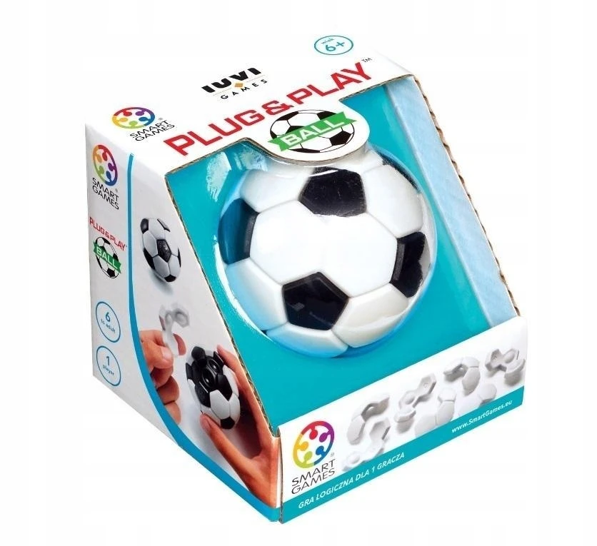 SMART GAMES PLUG&PLAY BALL IUVI GAMES Žaidimas LOGICZNA POLSKA WERSJA