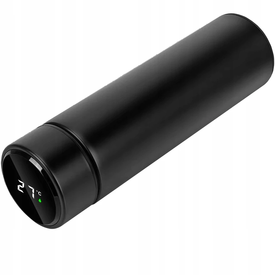 Smart World TERMO PUODULIS KAVAI IR ARBATA SU LED EKRANU, ŠVIESUS 500ml