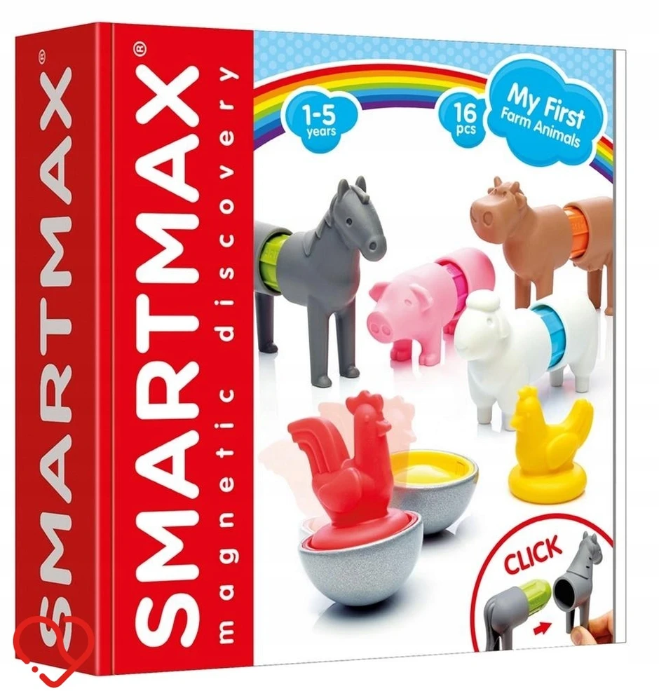 Smartmax SMART MAX konsturktorius Mano pirmoji gyvūnų ferma SMX221