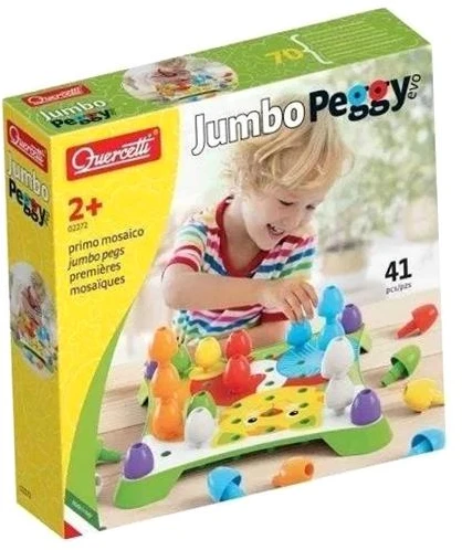 Smeigtukų dėlionė vaikams Quercetti Jumbo Peggy