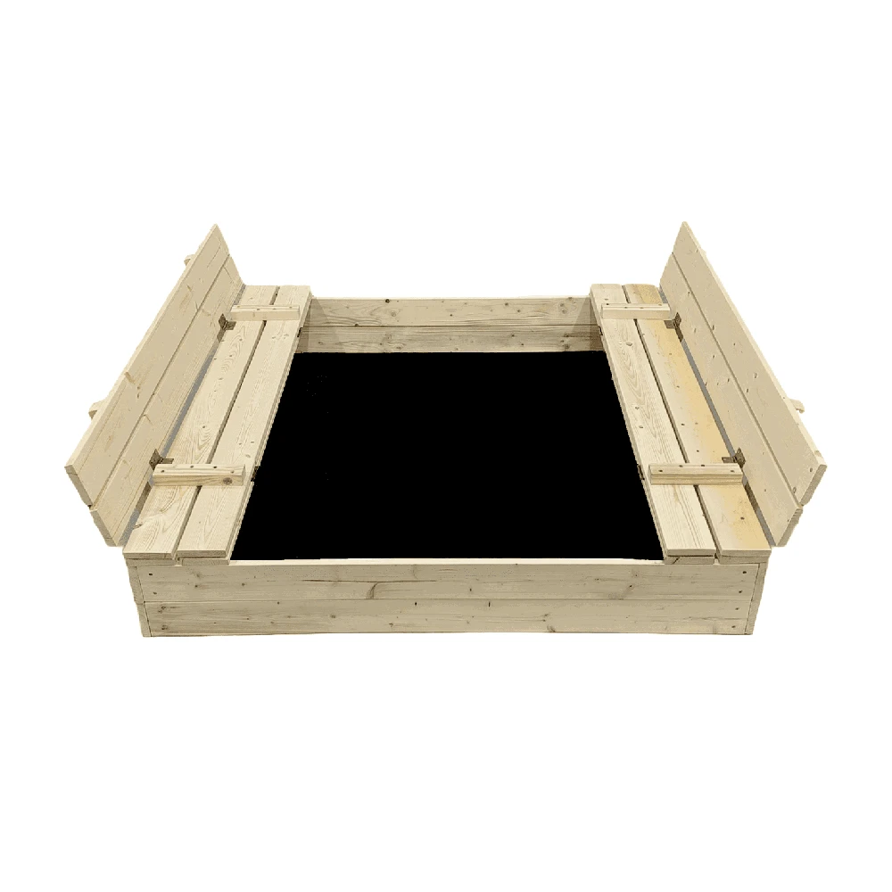 4IQ Smėlio dėžė Bonus Orbis, 120x120cm, su patiesalu ir 250kg smėlio
