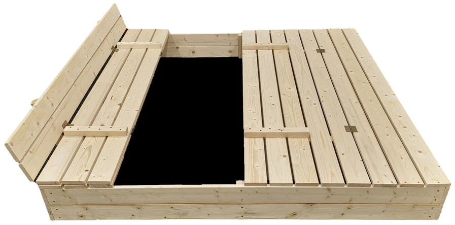 4Iq Group Smėlio dėžė Bonus Orbis, 160x160cm, su patiesalu