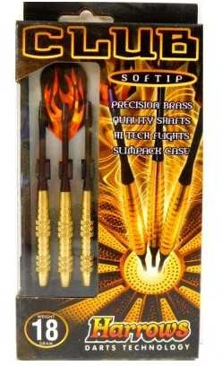 Harrows DartsSoftip CLUB BRASS 7219 3x18gR