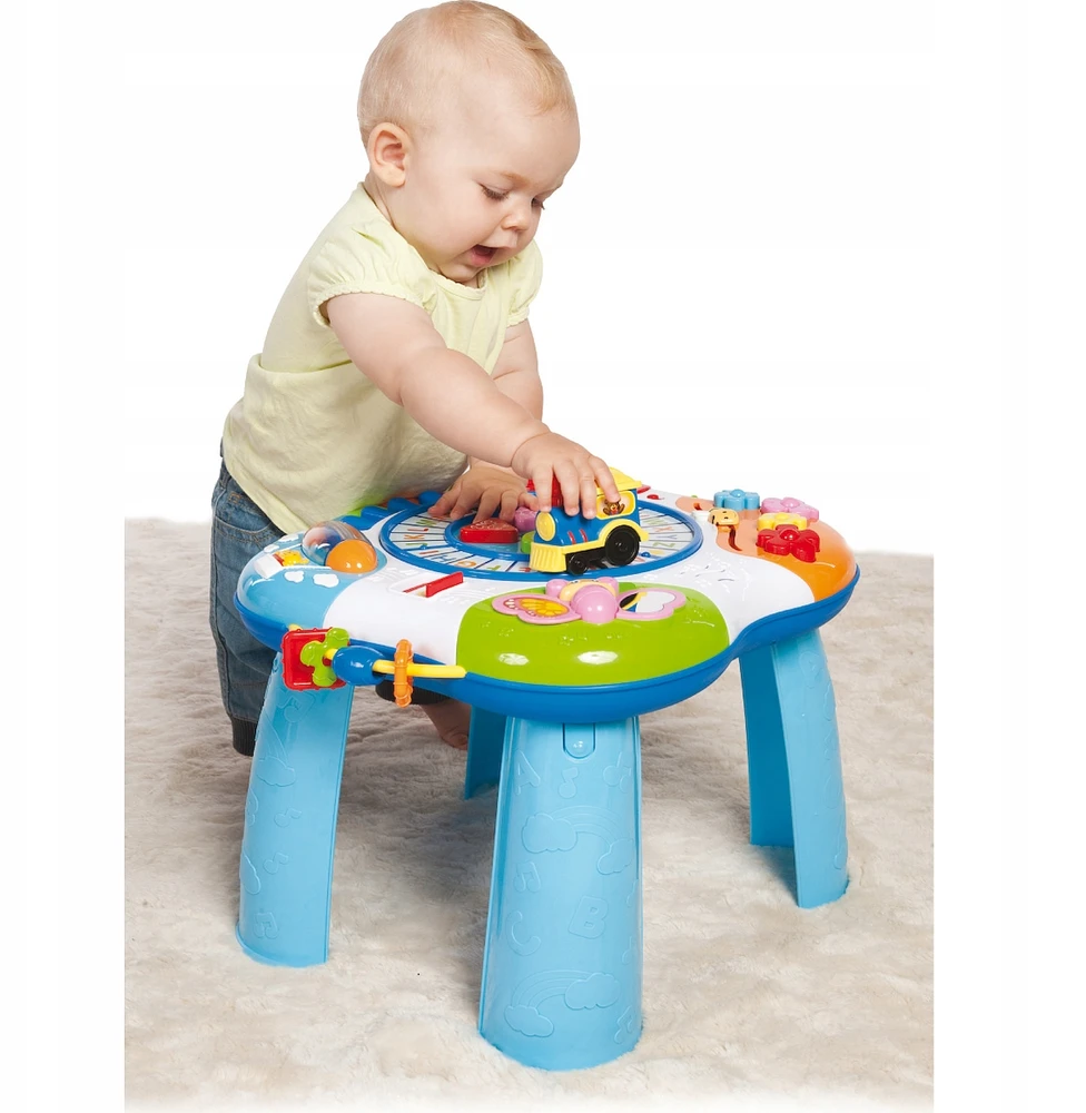 Winfun Edukacinis žaislinis staliukas "Letter Train & Piano Activity Table", žaislas lenkų k. (000801)