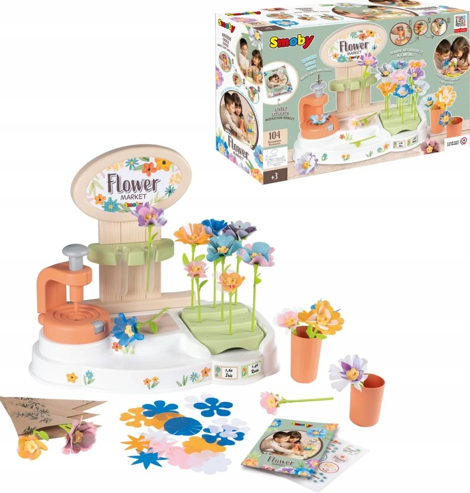 SMOBY Creative gėlių gaminimo rinkinys 104 vnt. 3+