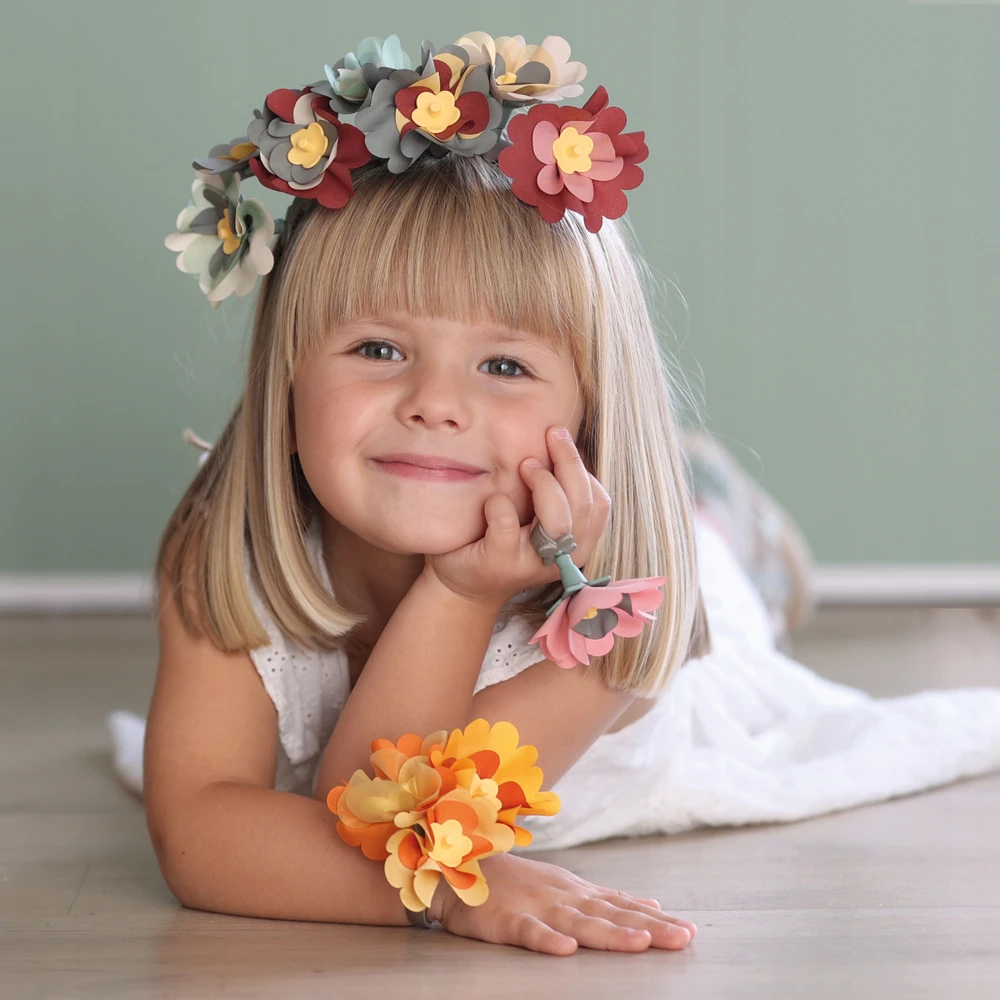 Rinkinys vaikams gėlių papuošalų kūrimui Smoby