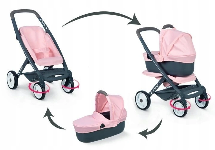 Lėlių vežimėlis Smoby Maxi-Cosi Quinny 7600253117
