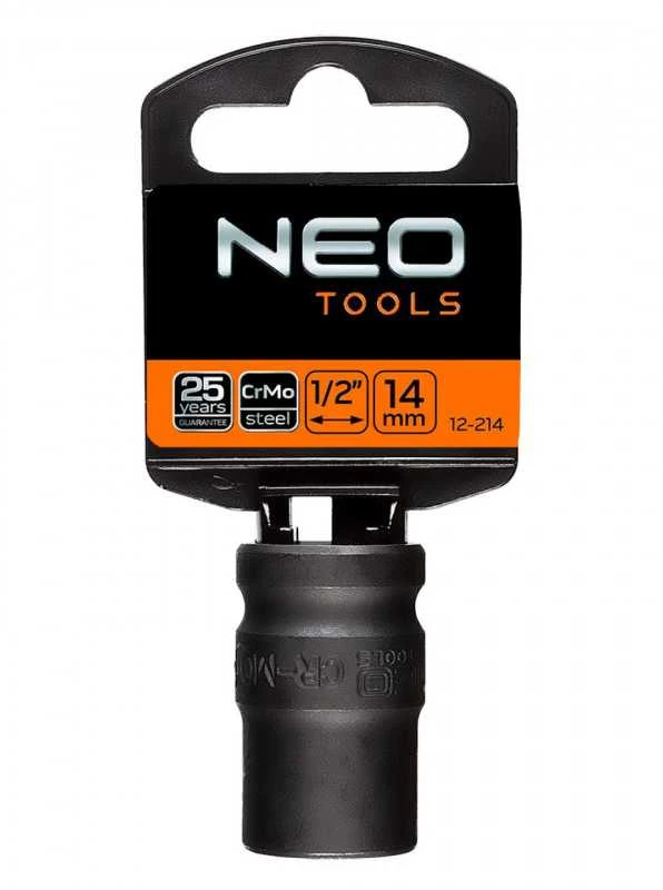Šešiakampė smūginė galvutė neo 1/2" 14mm (12-214)