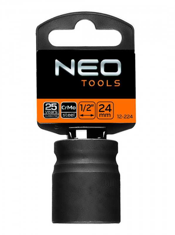 Šešiakampė smūginė galvutė Neo 1/2", 24mm
