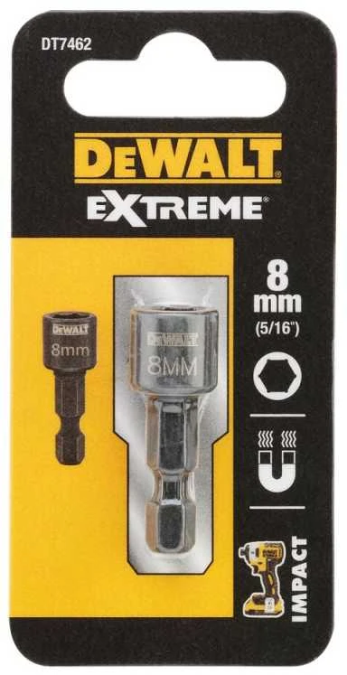 Dewalt Smūginė magnetinė galvutė 8 mm.