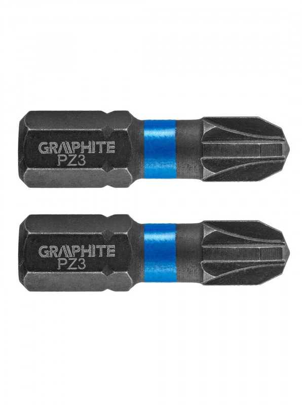 Smūginiai antgaliai GRAPHITE PZ3 25 mm (2 vnt.)