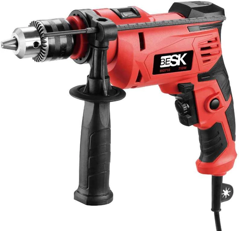 Grąžtas Smūginis gręžtuvas BESK BID710 13mm 710W