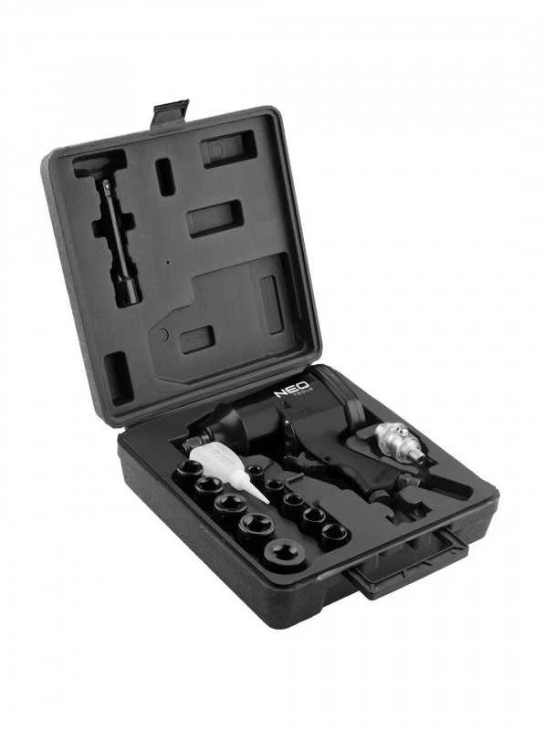 Smūginis veržliaraktis NEO 14-502 1/2", 32 kgm, su lizdais