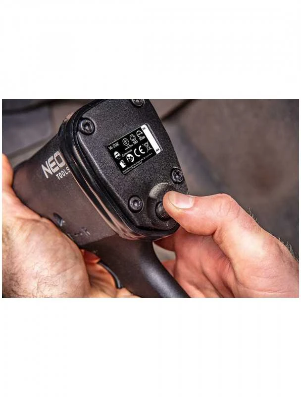 Smūginis veržliaraktis NEO 14-502 1/2", 32 kgm, su lizdais