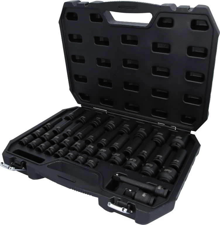 1/2" šešiakampė smūginė galvutė, trumpa, KS Tools