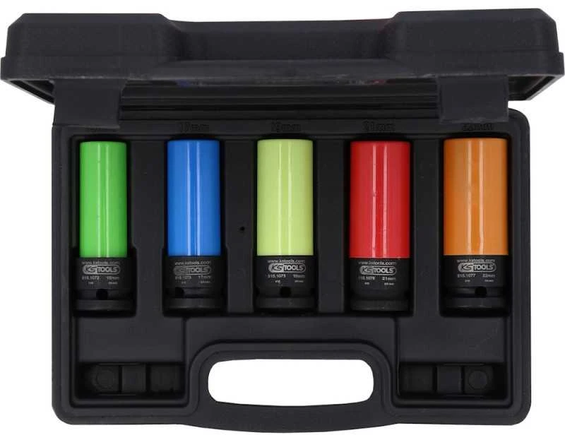 5 dalių smūginių galvų rinkinys KS TOOLS 1/2"