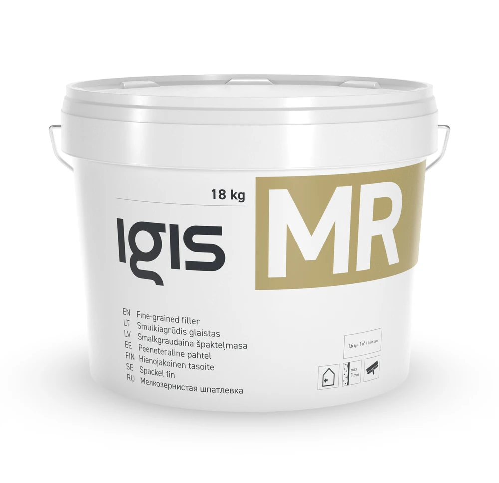 Smulkiagrūdis glaistas IGIS MR 18 kg.