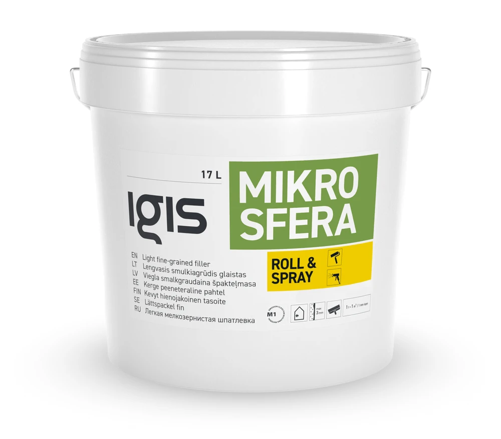 Smulkiagrūdis glaistas IGIS MR 18 kg.