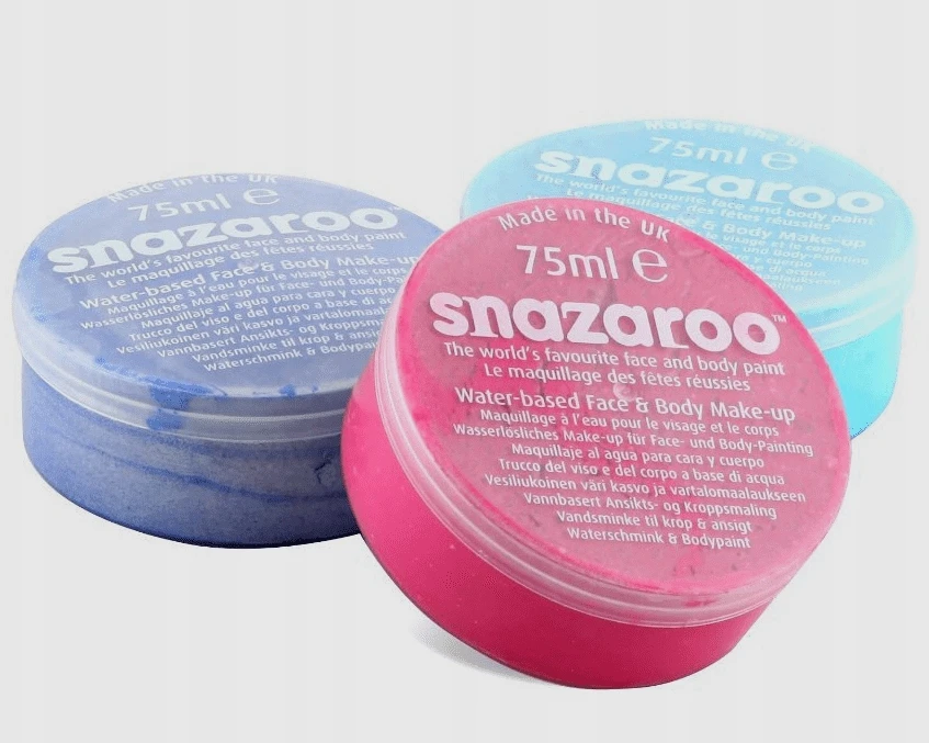 Snazaroo dažai veidui ir kūnui, 75ml, geltoni