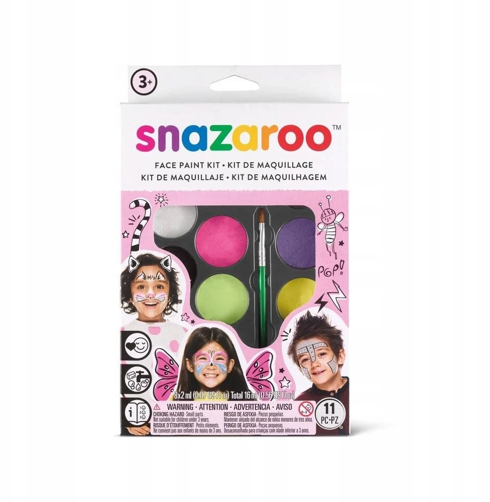 Snazaroo Fantasy veido dažų rinkinys