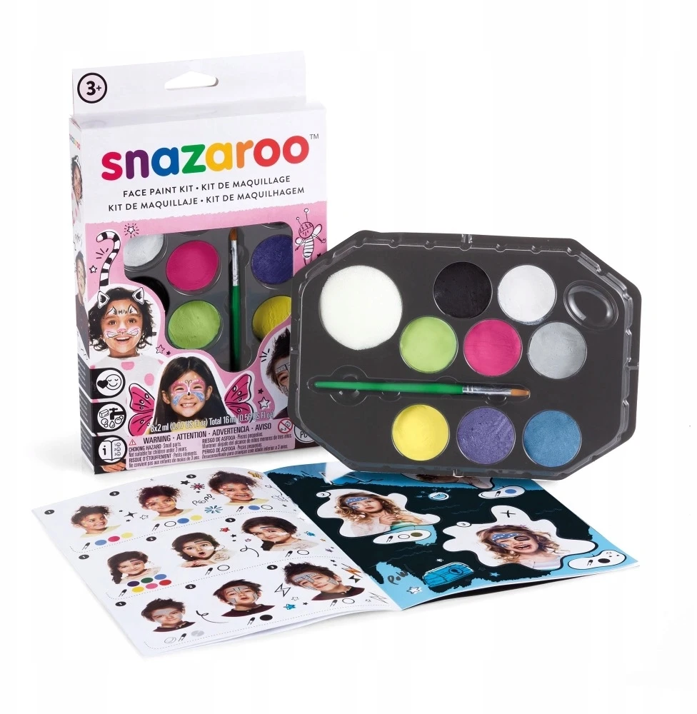 Snazaroo Fantasy veido dažų rinkinys