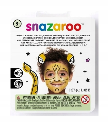 Snazaroo Rinkinys veido dažymui - Tigras